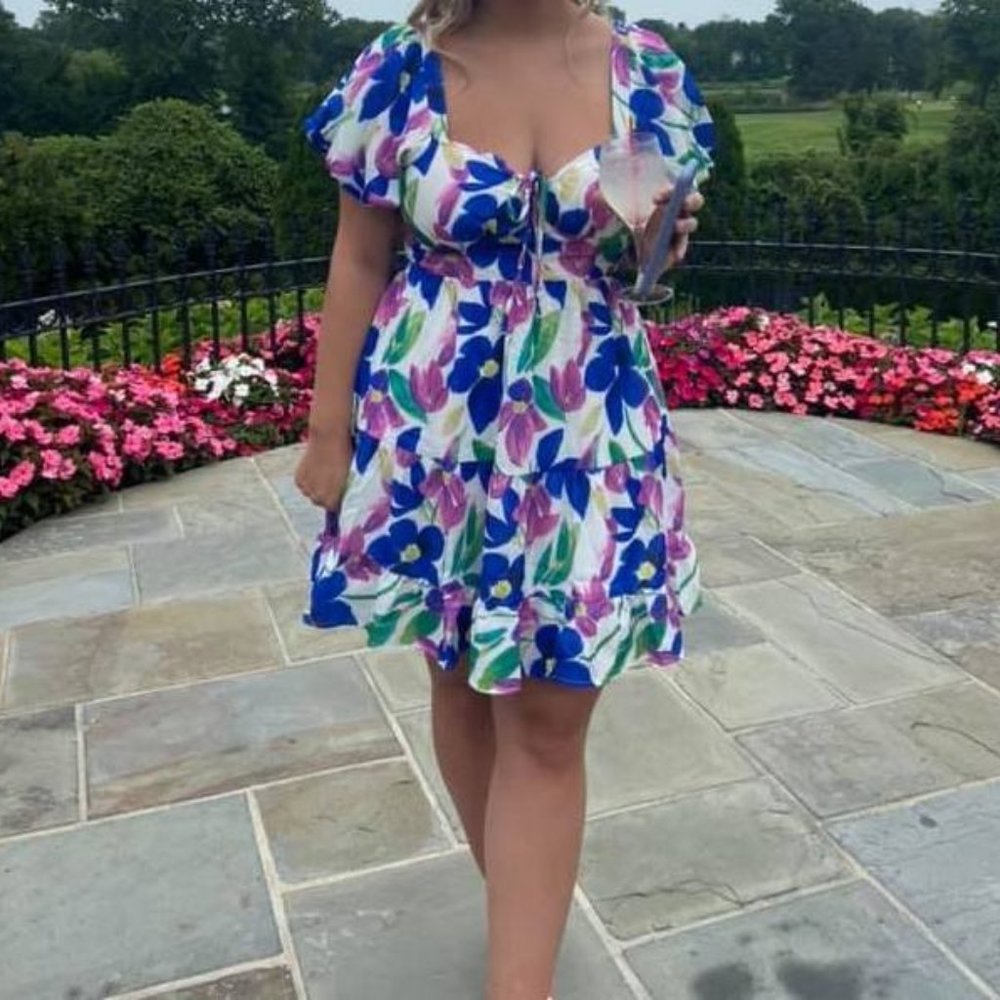 Princess Polly TATE MINI DRESS MULTI FLORA